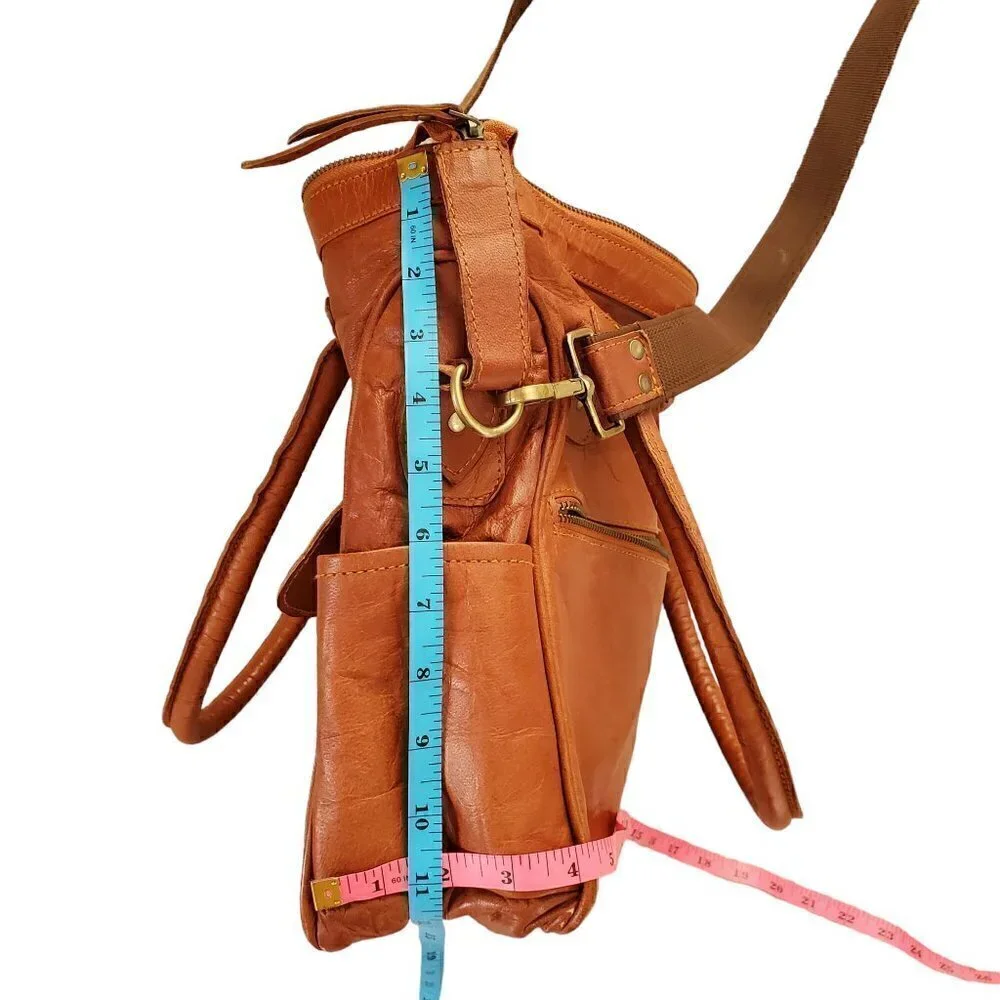 Genuine Leather Tote Shoulder Bag
